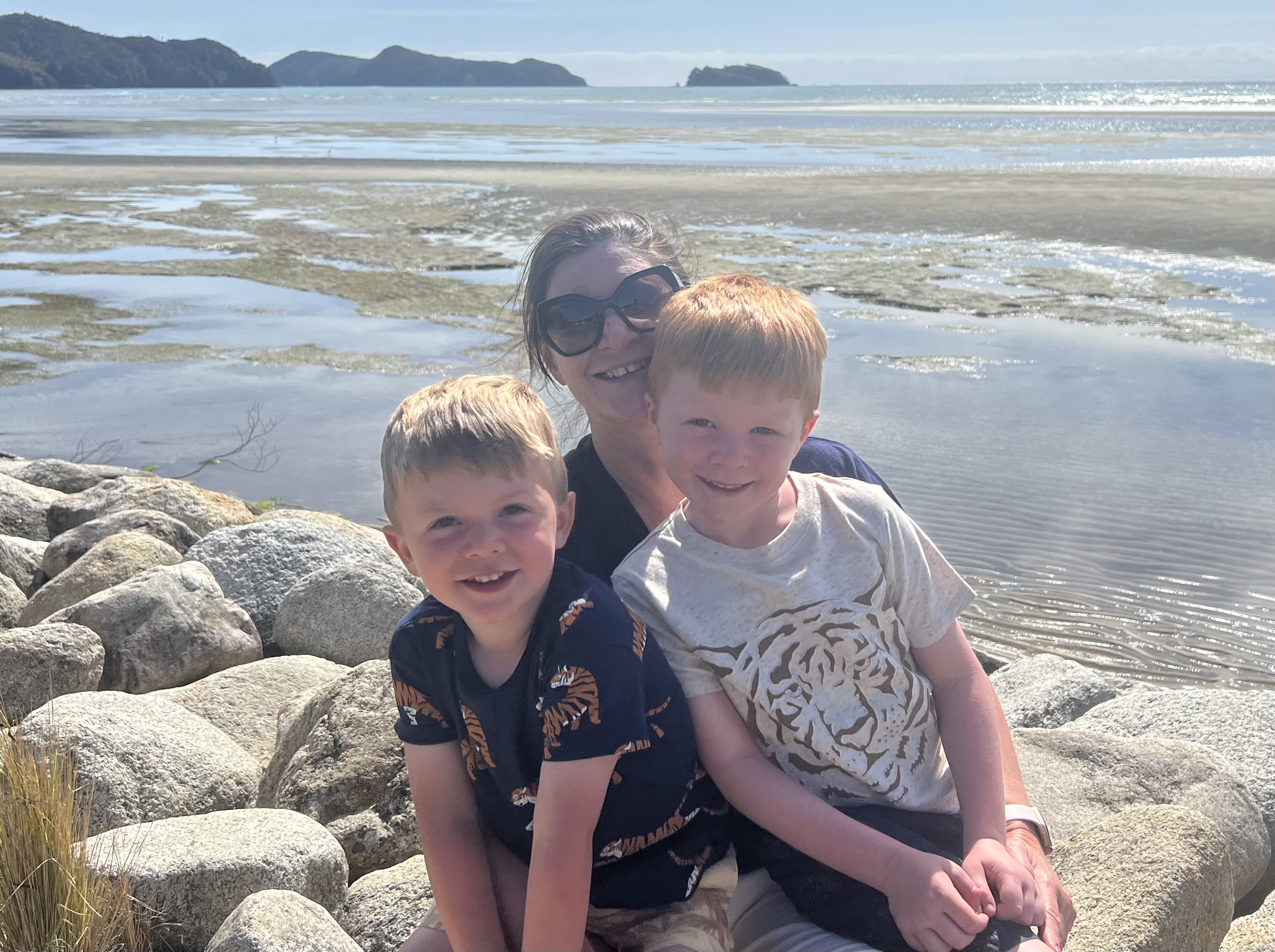 Steph with her two boys